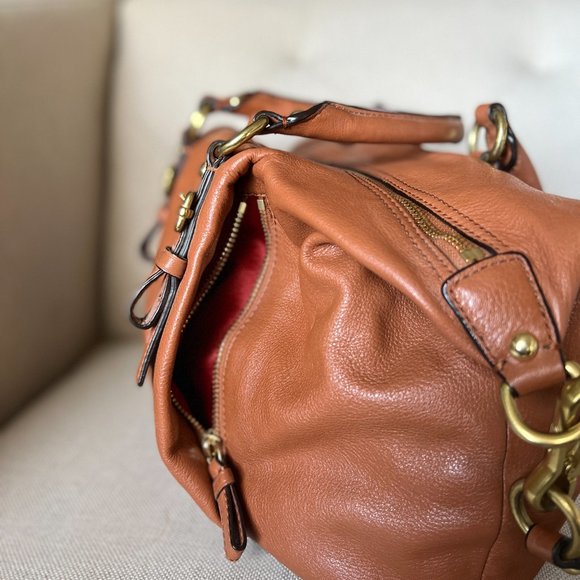 Coach Light Brown Top Handle Bag - Picture 7 of 8